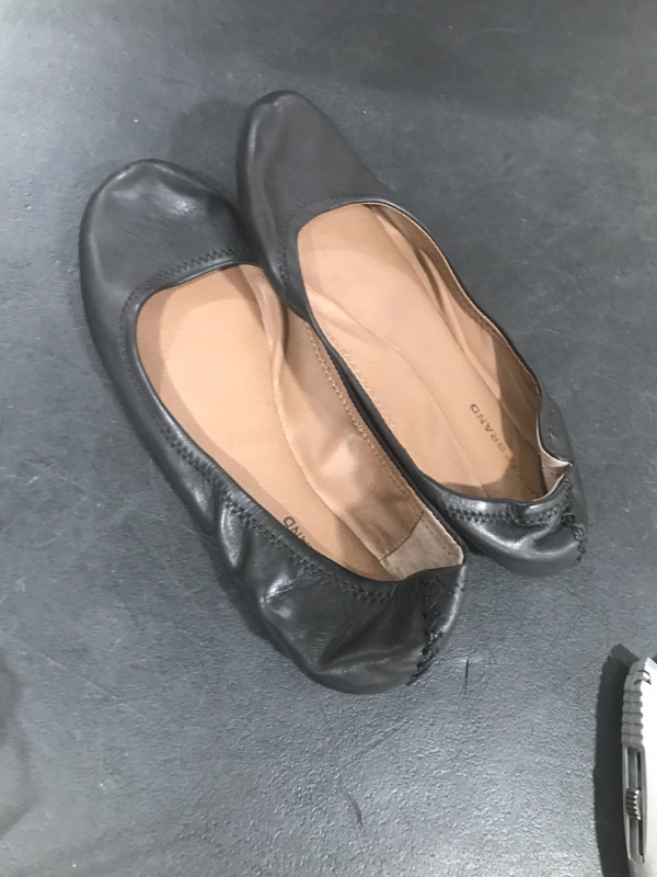 Photo 1 of 7.5 FLATS BLACK SHOES 