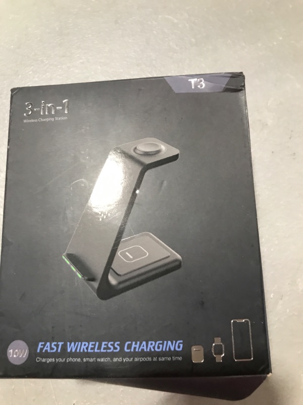 Photo 1 of 3-in-1 Wireless Charging Station 