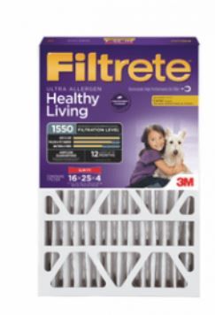 Photo 1 of 3M NDP01-4S-4 Filtrete Ultra Allergen Reduction Deep Pleat Filter, 16 in x 25 in x 4 in (40,6 cm x 63,5 cm x 10,1 cm), 1/Pack, 4/case - 1 OPEN - ALL BENT / SMASHED - DAMAGED - - --  
