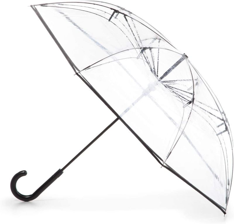 Photo 1 of 2 PACK BLACK AND CLEAR UMBRELLAS 