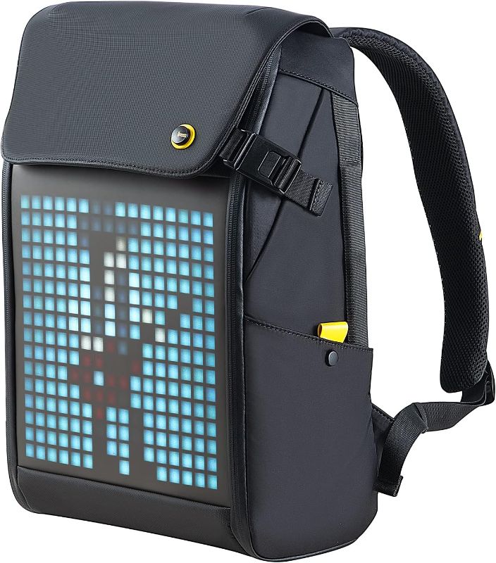 Photo 1 of Divoom LED Display Laptop Backpack with App Control, 17 Inch Cool DIY Pixel Art Animation Fashion Backpack, Unique Gift for Men or Women
