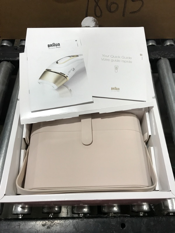 Photo 1 of Braun IPL Long-lasting Hair Removal System for Women and Men, NEW Silk Expert Pro 5 PL5347, Head-to-toe Usage, for Body & Face, Alternative to Salon Laser Hair Removal, With 3 Extra Caps
