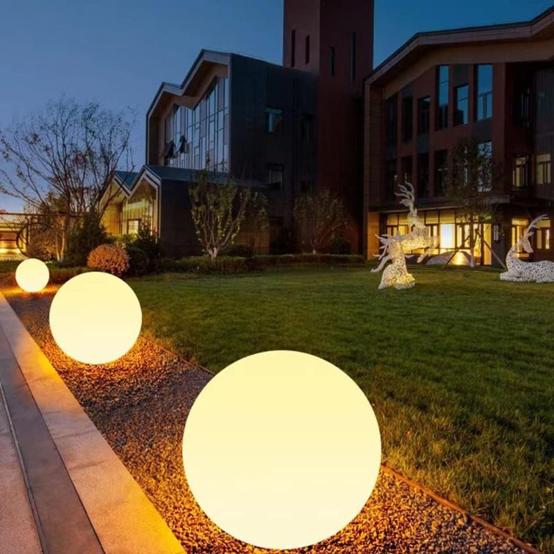 Photo 1 of  Solar Ball Light Outdoor Decorative-8 inch Outdoor Waterproof Powered Ball Lights