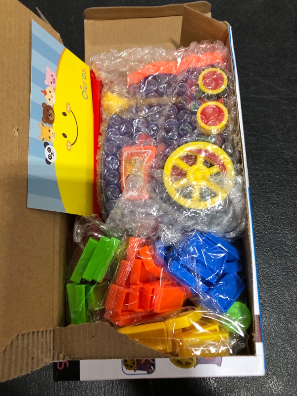 Photo 1 of Domino Train, Domino Blocks Set, Building and Stacking Toy Blocks Domino Set