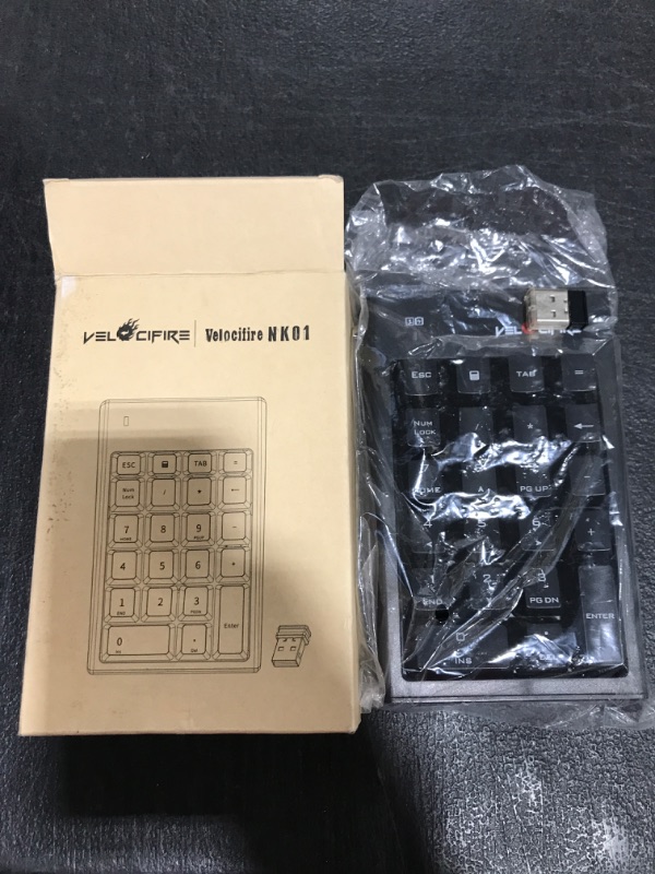 Photo 1 of VELOCIFIRE NK01 Wireless Mechanical Number Pad