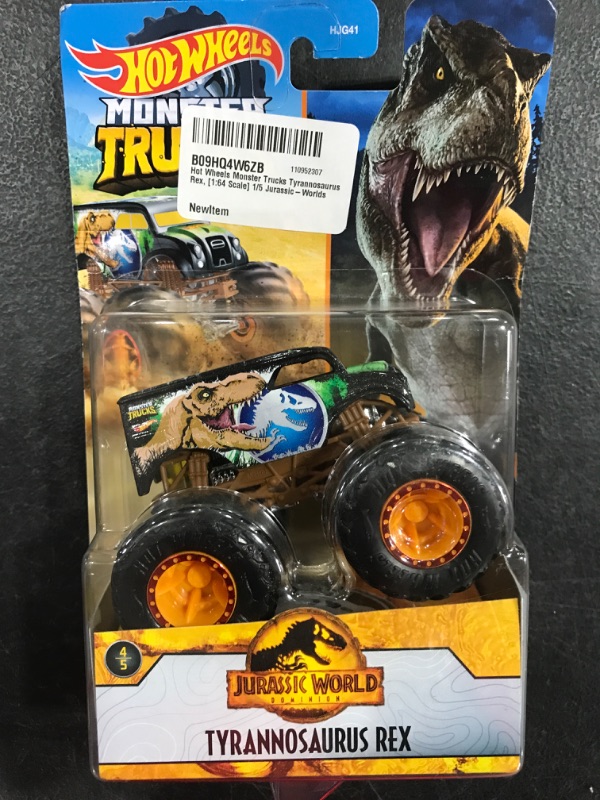 Photo 2 of Hot Wheels Monster Trucks Tyrannosaurus Rex, Jurassic World Dominion