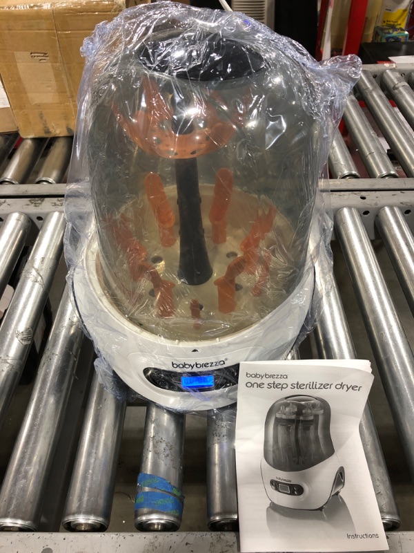 Photo 1 of Baby Brezza Baby Bottle Sterilizer and Dryer Machine – Electric Steam Sterilization - Universal Fit - Pacifiers, Glass, Plastic, and Newborn Feeding Bottles