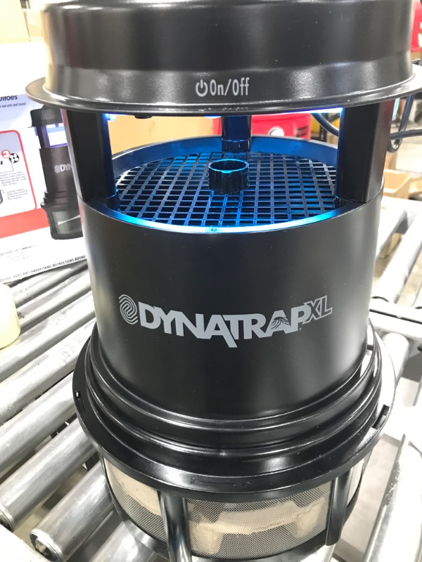 Photo 1 of DynaTrap DT2000XLPSR Large Mosquito & Flying Insect Trap – Kills Mosquitoes, Flies, Wasps, Gnats, & Other Flying Insects – Protects up to 1 Acre Black Insect Trap