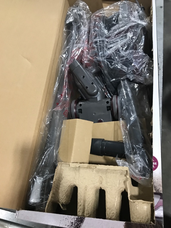 Photo 1 of Shark HV322 Rocket Pet Plus Corded Stick Vacuum with LED Headlights, XL Dust Cup, Lightweight, Perfect for Pet Hair Pickup, Converts to a Hand Vacuum, with (2) Pet Attachments, Bordeaux/Silver