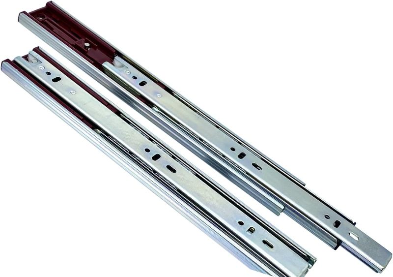 Photo 1 of 24" Heavy Duty Soft-Closing Ball Bearing Drawer Slides - 100 lb.Capacity - Side Mount Glides w/Screws
