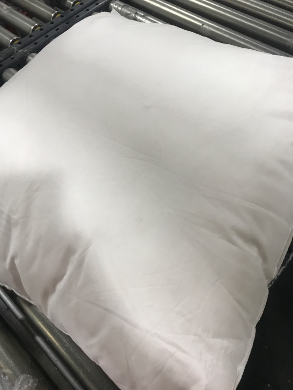 Photo 1 of  Pillowflex Synthetic Down Pillow Insert - 24x24 Down Alternative Pillow, Ultra Soft Body Pillow, Large Standard Body Bed Sleeping Pillow - 1 Decorative Pillow Form
