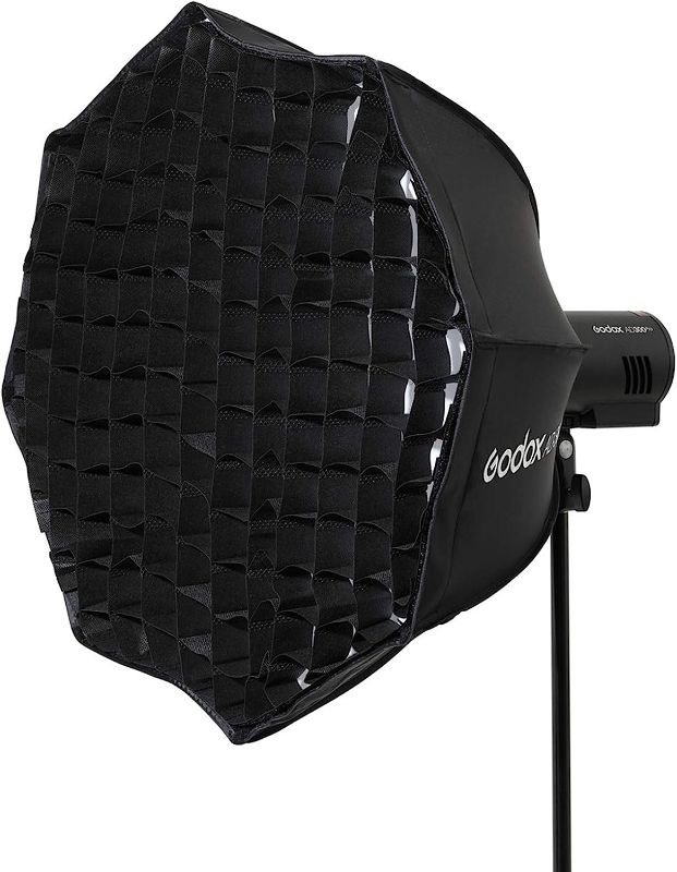 Photo 1 of Godox AD-S60S Portable Softbox 23.6inch/60cm Godox Mount for AD400Pro AD300Pro ML60 ML60Bi ML30 ML30Bi Light for Photography Portrait(Godox Mount)
