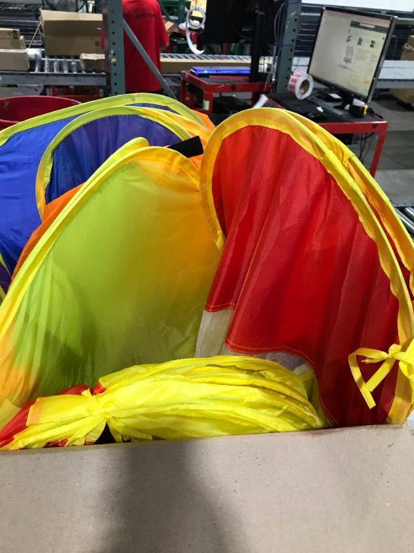 Photo 2 of 6 Piece Ball Pit, Basketball, Target Game, Tent and Tunnel Set!
