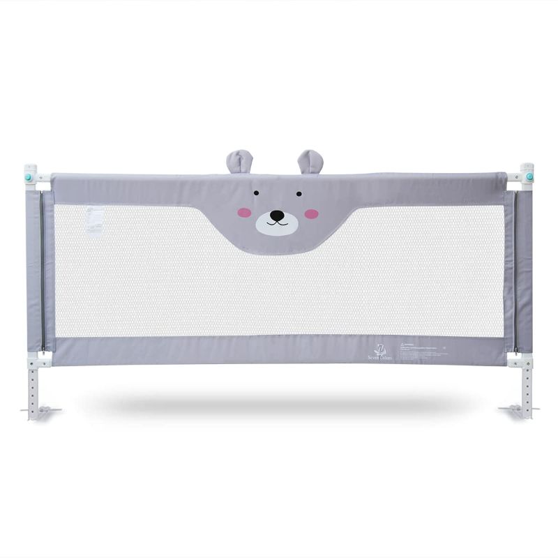 Photo 1 of Bed Rail for Toddlers Extra Long Bed Rail for Queen King CL-King, Twin XL, Full XL Bed Mattress Guard Bed Railing Safety Guard Rail Bed Bumper Bed Fence Sleep Rails Extra Tall 78.7" one Side
