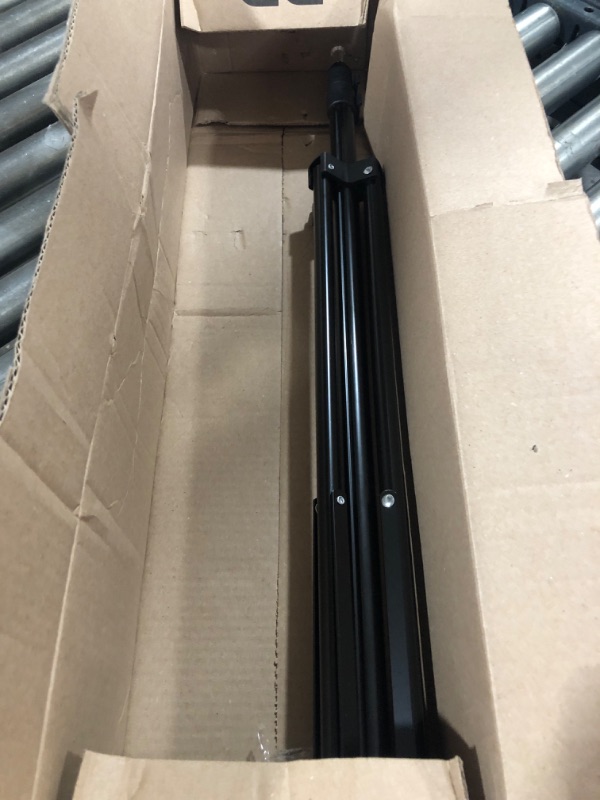 Photo 1 of Amazon Basics Aluminum Light Photography Tripod Stand with Case - 2.8 - 6.7 Feet, Black 1-Pack