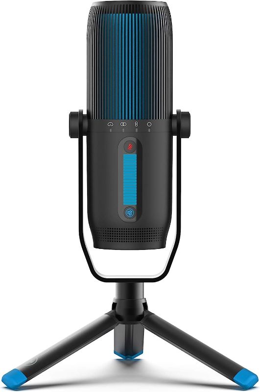 Photo 1 of JLab Talk Pro USB Microphone | USB-C Output | Cardioid, Omnidirectional, Stereo, Bidirectional | 192k Sample Rate | 20Hz-20kHz Frequency Response | Volume, Gain Control, Quick Mute | Plug & Play