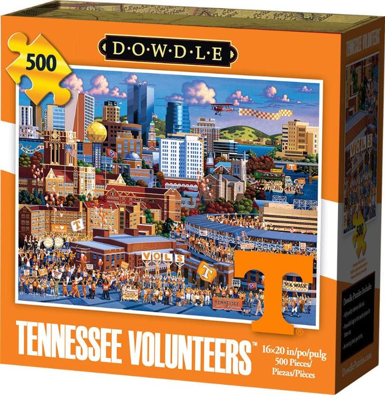 Photo 1 of Dowdle Jigsaw Puzzle - Tennessee Volunteers - 500 Piece 