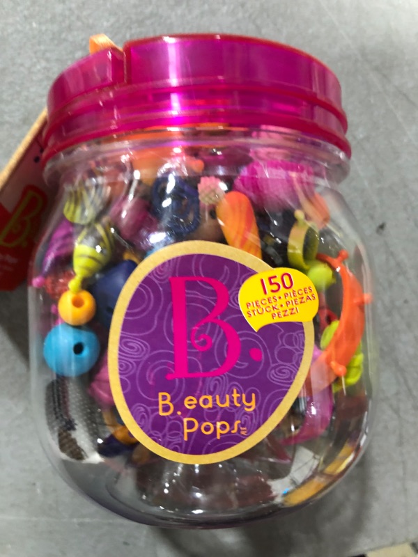 Photo 2 of B. Beauty Pops. Jewelry Kit with Bright Reusable Beads in Assorted Shapes Sizes and Colors