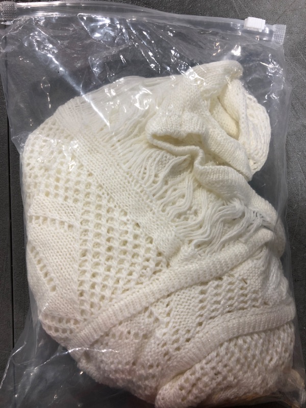 Photo 1 of Bsubseach Womens See Through Sleeveless Knitted Swimsuit Cover Up Crochet Dress A-beige One Size