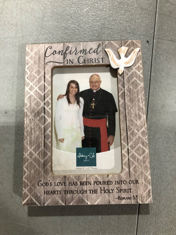 Photo 2 of Abbey Gift Religious Picture Frame, 4"x6", Confirmed in Christ Confirmed in Christ 4"x6"