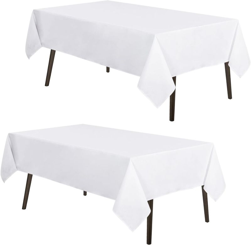 Photo 1 of 2 PACK WHITE TABLE CLOTH