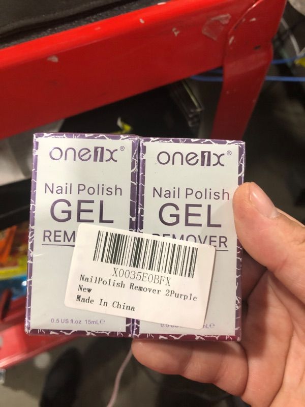 Photo 1 of Gel Nail Polish Remover, (2PACK) Easily & Quickly Soak off Gel Polish No Need for Foil, Soaking or Wrapping, Remove Gel Nail Polish within 3-5 Minutes, Professional Nail Polish Remover 0.5 Fl Oz
