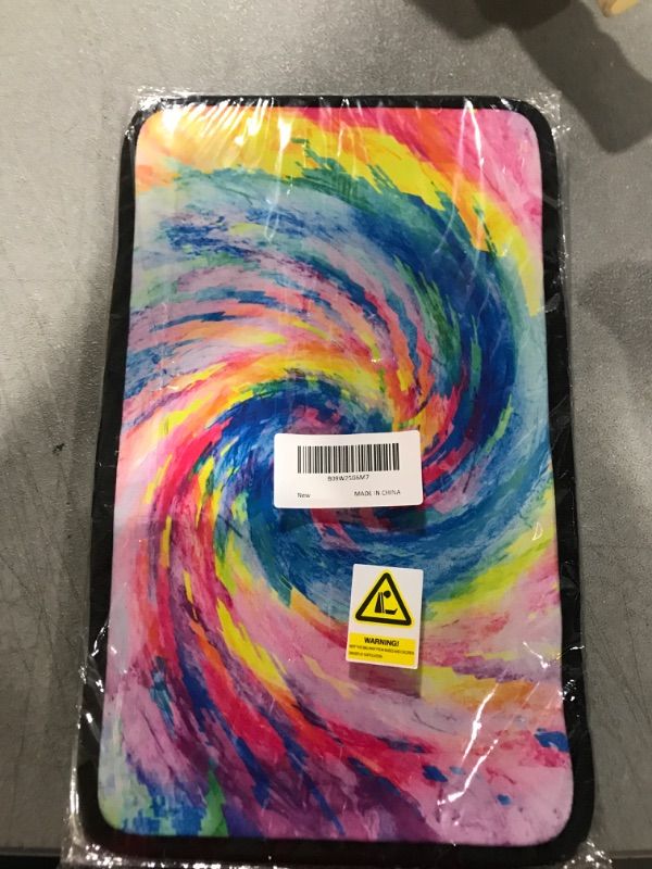 Photo 2 of KOBAGAO Car Center Console Cover Colorful Tie Dye Automobile Armrest Cover Protector Car Decor Accessories for Most Vehicle SUV Truck