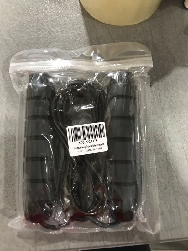 Photo 1 of Jump Rope, Ball Bearings Tangle-Free Rapid Speed Cable Skipping Rope, Adjustable Jumping Ropes for Men, Women and Kids, Ideal for Aerobic Exercise,Black