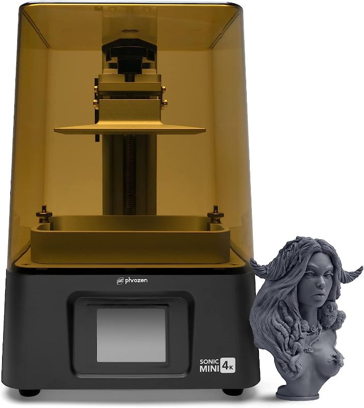 Photo 1 of phrozen Sonic Mini LCD Resin 3D Printer Series, Matrix LED UV Light Tech, Monochrome/Mono LCD Screen, Longer Working Hours, for Jewelry-Making and Miniatures(Sonic Mini 4K)