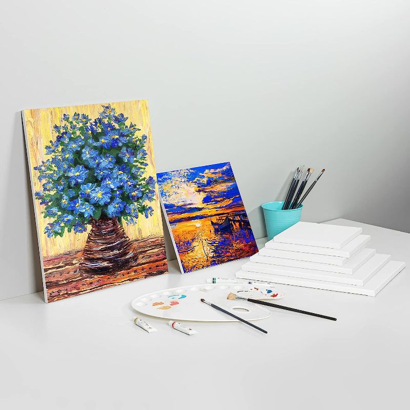 Photo 1 of Canvases for Painting with 4x4, 5x7, 8x10 2 each