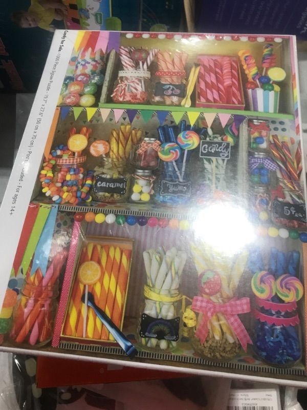 Photo 2 of Candy for Sale 1000 Piece Jigsaw Puzzle by Colorcraft