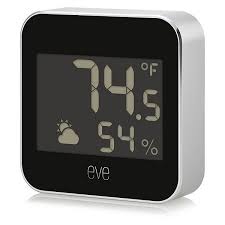 Photo 1 of eve Weather - Connected Weather Station with Apple HomeKit Technology for Tracking Temperature, Humidity & barometric Pressure, Weather Trend, IPX3 Water Resistance, Display, Bluetooth, Thread (B08XXBRG71)