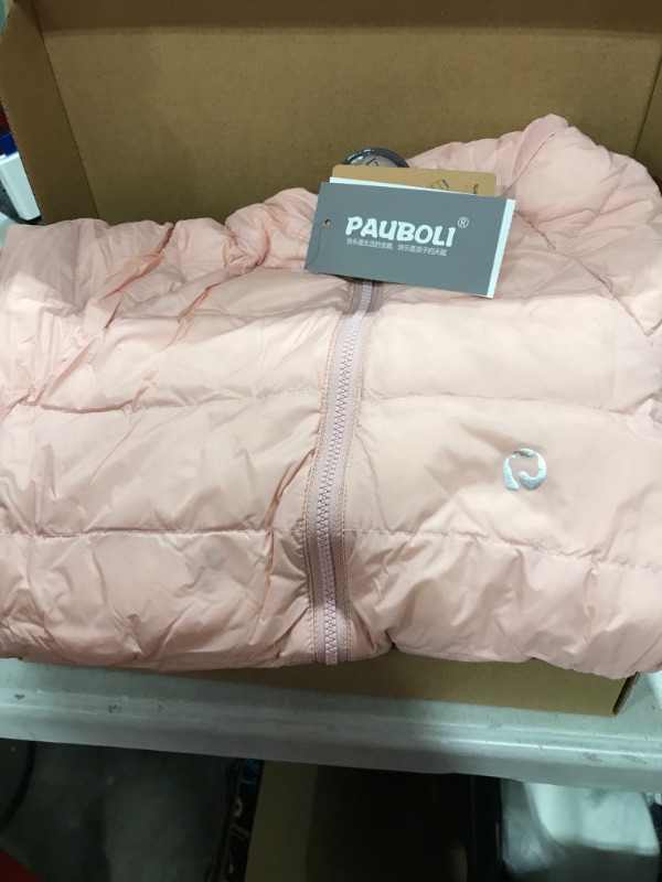 Photo 1 of Bouclede Toddler Baby Boys Girls Goose Down Jackets 750 Fill Light-Weight Water-Resistant Hooded Winter Down Coat Size 5T