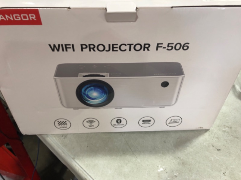 Photo 1 of 1080p HD Projector, WiFi Projector Bluetooth Projector, Fangor 230" Portable