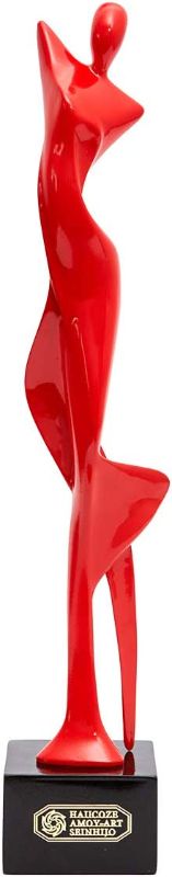 Photo 1 of NENBOLEC Yoga Sculpture Statue Woman Lady Figurine Polyresin Abstract Decor 13.8 inch 