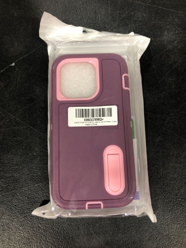 Photo 1 of Case for iPhone 14 Pro with Screen Protective Case 