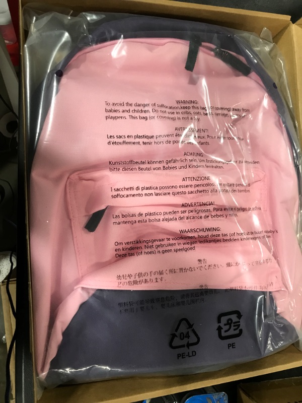 Photo 2 of Amazon Basics School Laptop Backpack - Pink