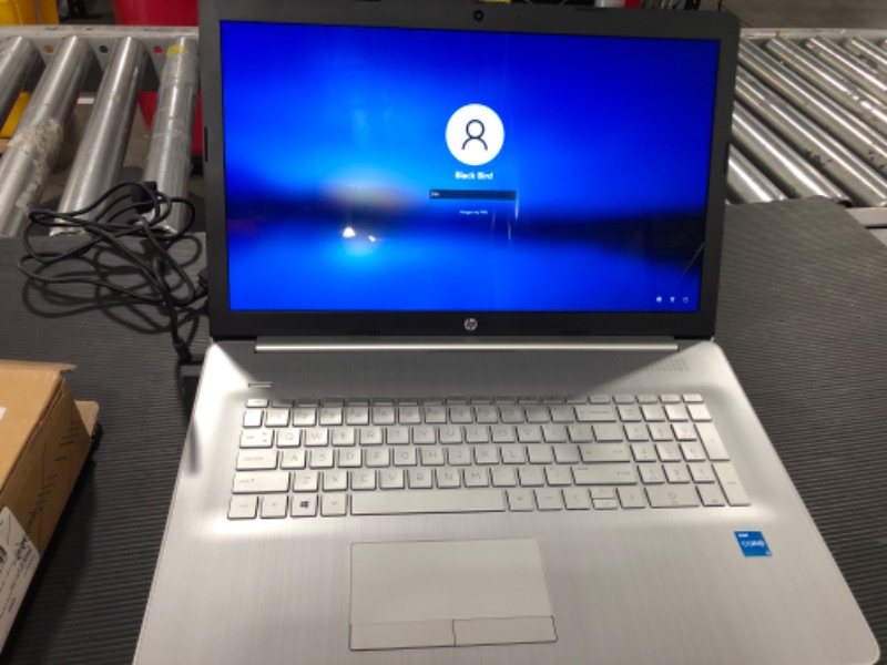 Photo 4 of BLOCKED !!!!HP 2022 Newest 17.3" HD+ Display Laptop, 11th Gen Intel Core i3-1115G4(Up to 4.1GHz, Beat i5-1030G7), 32GB DDR4 RAM, 1TB PCIe SSD, Bluetooth, HDMI, Webcam, Windows 11, Silver, w/ 3in1 Accessories