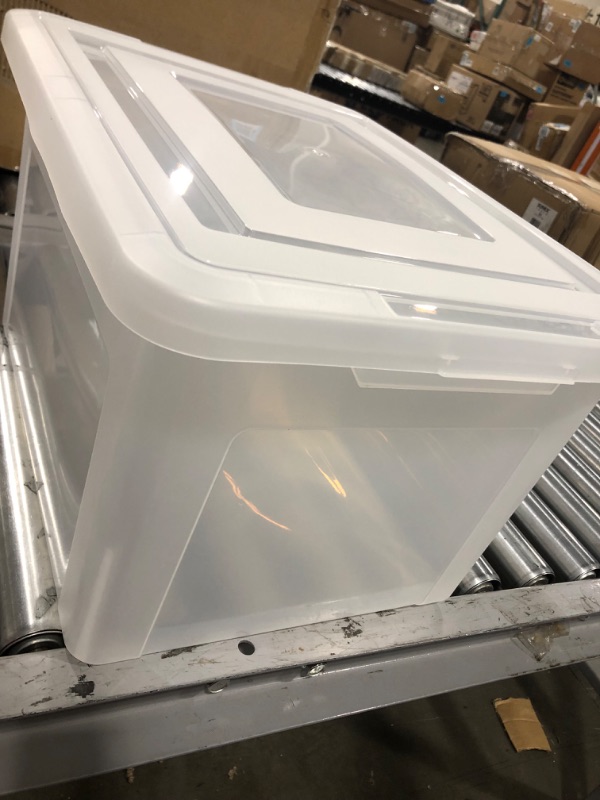 Photo 3 of 22 L Clear Plastic Storage Box, Storage Bin