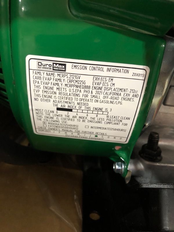 Photo 8 of 4850-Watt Gasoline/Propane Portable Generator
