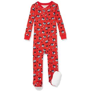 Photo 1 of Amazon Essentials Essentials Unisex Baby Snug-Fit Cotton Footed Sleeper Pajamas, Panda SIZE 3M BABY