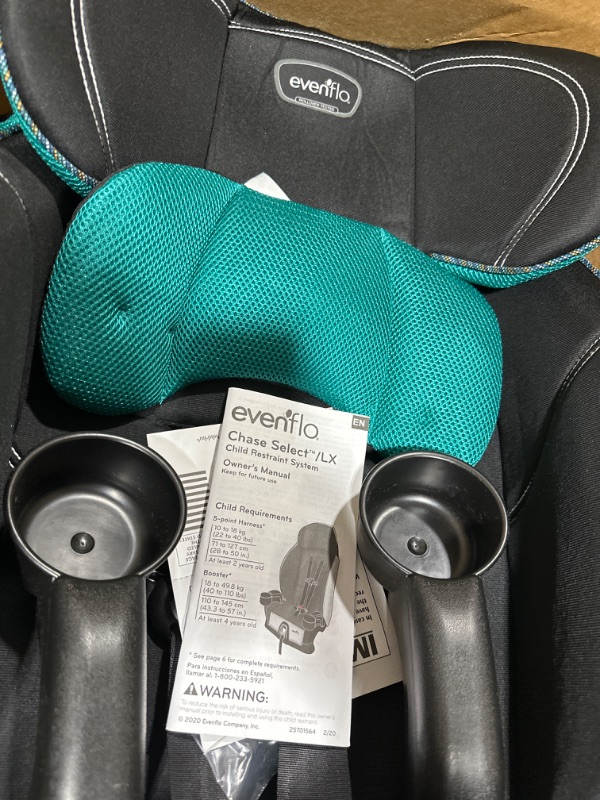 Photo 3 of Evenflo Chase Lx Harnessed Booster Car Seat
