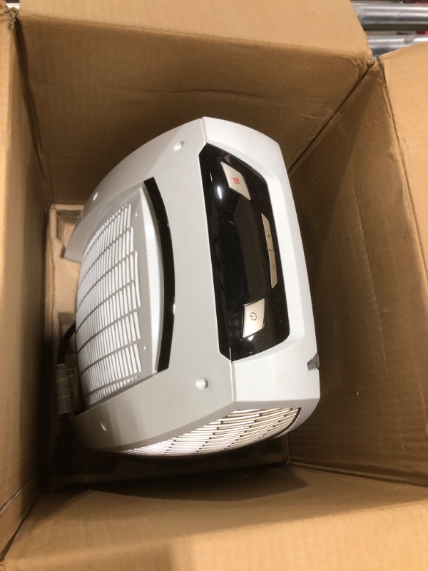 Photo 1 of Vornado AVH10 Vortex Heater with Auto Climate Control, 2 Heat Settings, Fan Only Option, Digital Display, Advanced Safety Features, Whole Room, White AVH10 — Auto Climate Heater