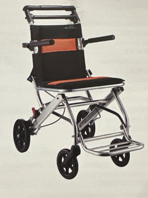 Photo 1 of  Portable Folding Wheelchair, Trolleys for Elderly Aircraft Travel, Ultra-Light Wheelchair for The Elderly and Children Can Be Easily Carried On The Plane
