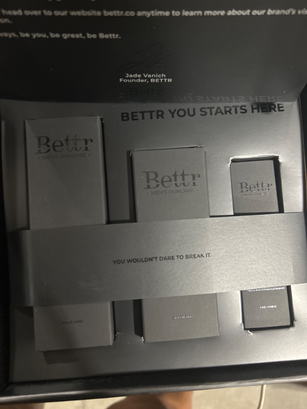 Photo 1 of BETTR MENS SKIN CARE KIT