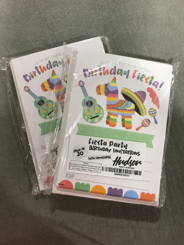 Photo 2 of [2 Pack] Fiesta Invites 20pcs