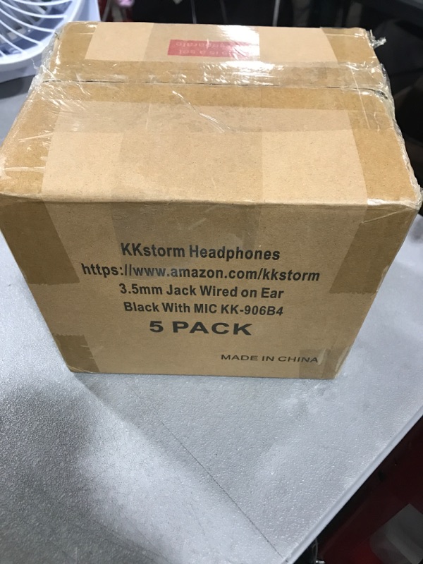 Photo 3 of kkstorm tan Headphones for Kids: Headset Microphone for pc Headset with Microphone for Laptop Headset with Microphone Office (906B Black mic 5 PCAK) 