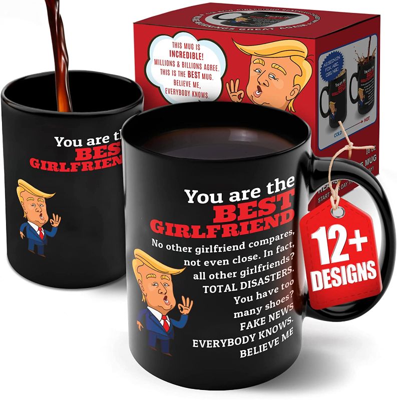 Photo 1 of 16oz Funny Color-Changing Trump Coffee Mug - Top 2024 MAGA Merchandise - Best Gifts for Girlfriend & Unique Gift for Her - Birthday Gifts For Girlfriend or Women Who Have Everything - Present Ideas
