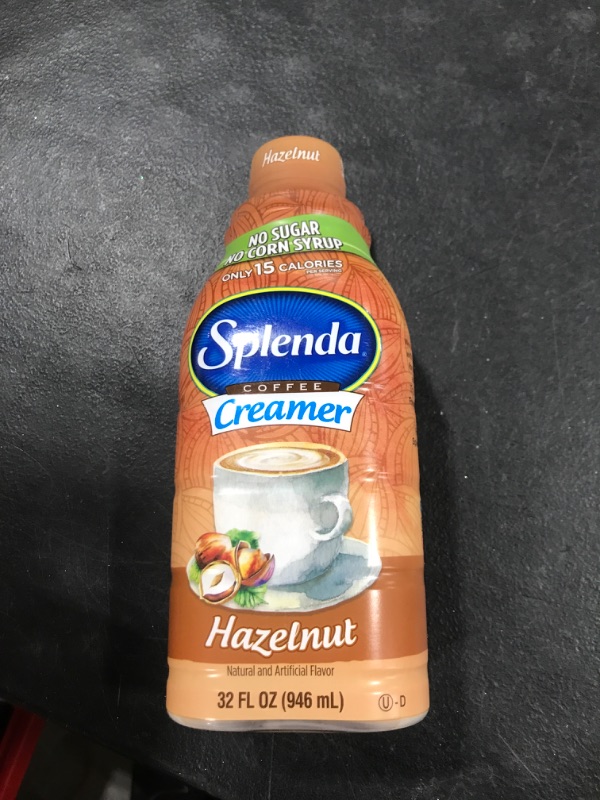 Photo 2 of SPLENDA Sugar Free, Low Calorie Hazelnut Coffee Creamer, 32 Fl Oz Hazelnut 32 Fl Oz (Pack of 1)