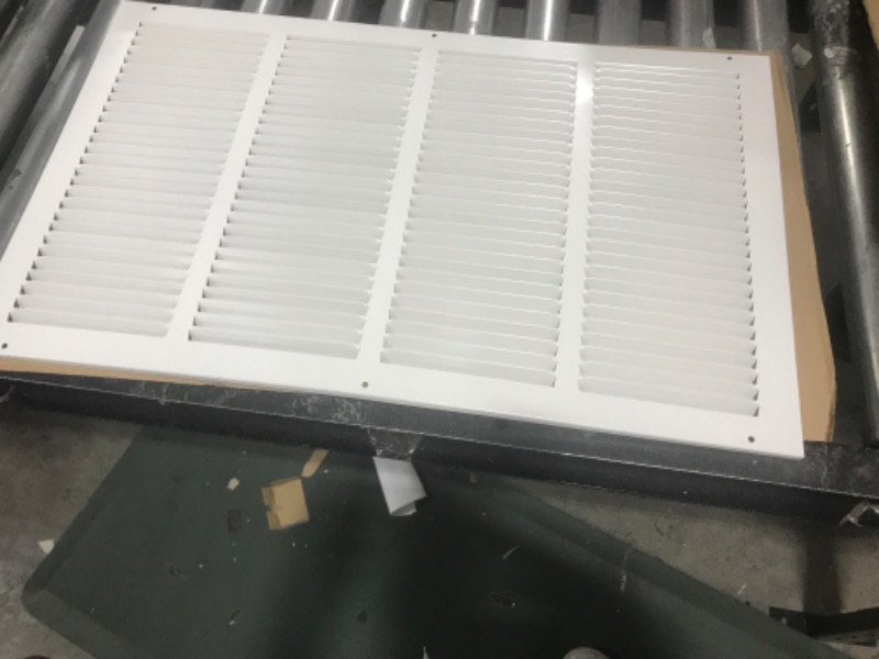 Photo 1 of 26x16 white vent grate